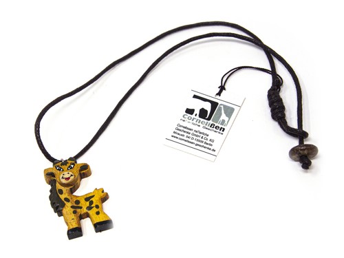 Kette mit holz - mit, giraffe