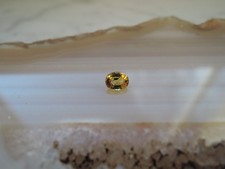 Echter Saphir gelb facettiert