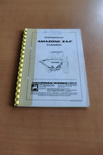 Ersatzteilliste AMAZONE ZA -F