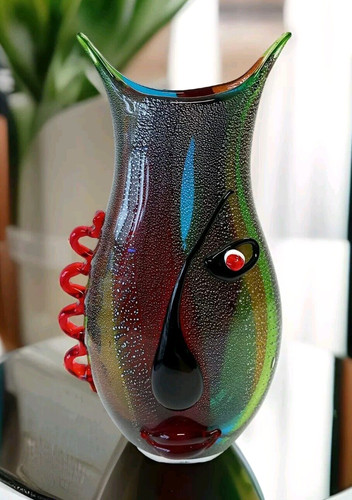 Glasvase vase gesicht - vase,