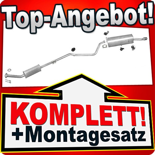 Auspuff für peugeot 307 - 307, cc