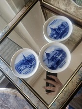 Satz von 3 Vintage Porzellanuntersetzern – Winterling „Pforzheim einst“ Serie