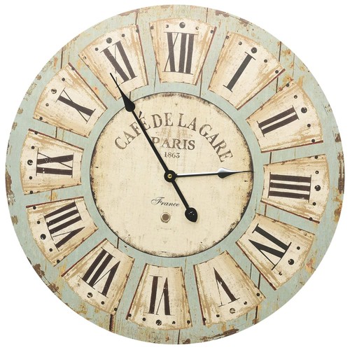 Vintage wanduhr holz römische - vintage,