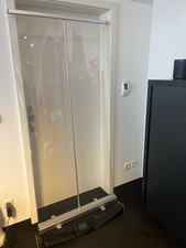 ROLL UP - Mobiler Spuckschutz Aufsteller (85 x 190 cm) in Tasche Tröpfchenschutz