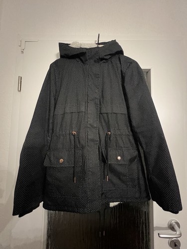 Winter mantel parker - winter, schwarz