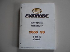 Werkstatthandbuch Evinrude Außenborder 5 6 8 9.9 15 PS 4-Takt 1999 2000