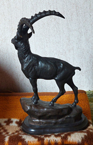 Steinbock figur skulptur mit - skulptur,