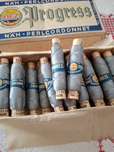 Vintage nähseide mez - nähseide:,