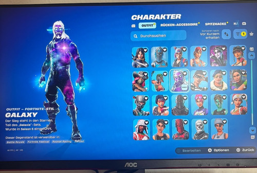 Fortnite galaxy schwarzer - og,