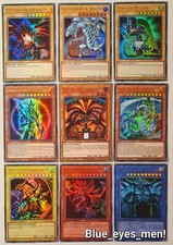 Yu-Gi-Oh! Sammlung 50 Karten 5 Holos! Seltene Exodia Magier Blauäugiger Götter! 