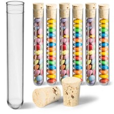 100 Kunststoff Reagenzgläser