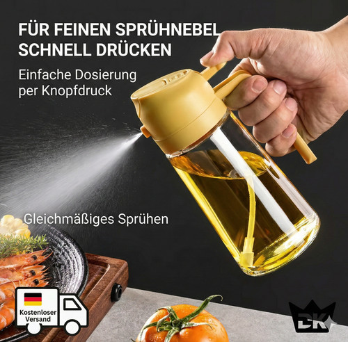 öl sprühflasche 470ml glas - Öl,