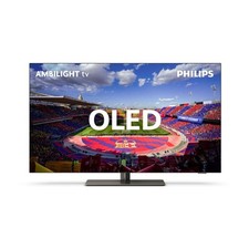 Philips 55OLED708/12 55 Zoll Ambilight TV 4K UHD OLED Smart-TV WLAN Grau, Metall