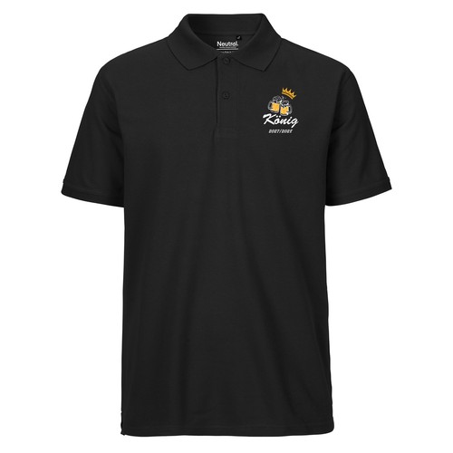 Herren polo shirt könig - polo,