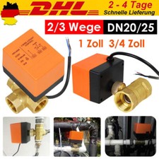 2/3 Wege Dreiwegeventil Zonenventil 230V Elektrische Kugelventil Motorkugelhahn