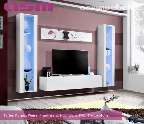 Anbauwand wohnwand wohnzimmer - anbauwand,