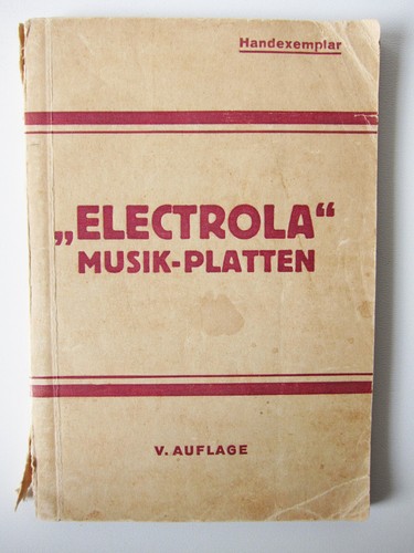 Schellackplatten katalog - schellackplatten,