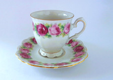 PORZELLAN-TEE-TASSE - 2 tlg. -