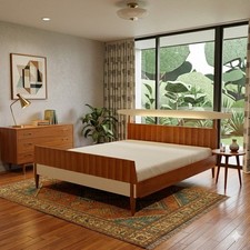 Bett der 1960er jahre - bett,