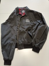 Lonsdale London Harrington Jacke, Schwarz, Größe XXL Rückenaufdruck