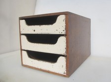 Vintage Holz Papier Tablett