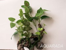 Dekofels 2SM Kunstliche Pflanze Wasserpflanzen Aquariumdeko Aquarium