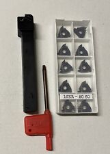 Gewinde Drehstahlhalter 12x12mm  Satz mit 10 Platten 16ER