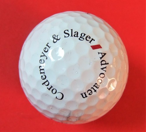 Golfball mit logo - logo,