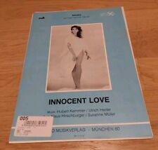 SANDRA LAUER MICHAEL CRETU INNOCENT LOVE SHEET MUSIC MIRRORS PROMO HI HI HI LP