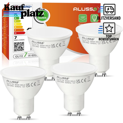 Led lampe gu10 kaltweiß - led, 7w