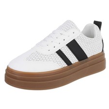 Damen low top sneaker mit - low-top,