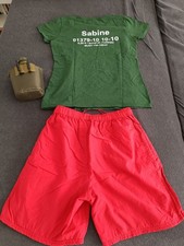 Karneval Kostüm Dschungelcamp Damen "Aufdruck Sabine", Gr. 36/38 3 teilg