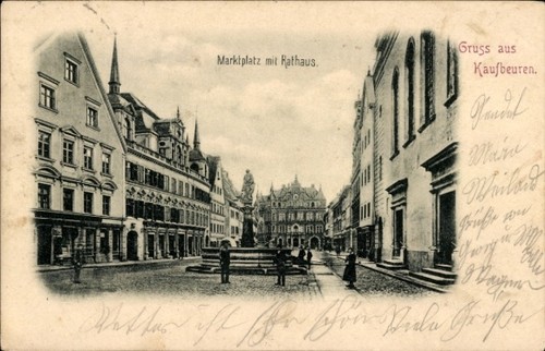 Kaufbeuren der wertach - ak, an