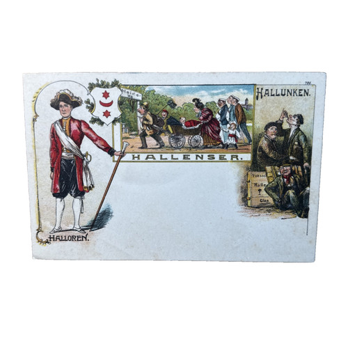 Ansichtskarte postkarte halle - ansichtskarte,