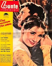 Werbung Audrey Hepburn - Krieg und Frieden - Paramount Pictures - Vintage