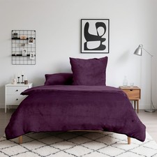 Luxus Flanell Bettwäsche Plüsch Warm Kuschelig Teddy 135x200 155x220 200x200