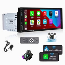 6.86'' Autoradio Apple/Android CarPlay Touchscreen Bluetooth RDS USB-C FM 1 DIN