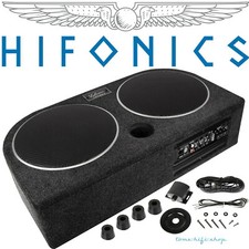 HIFONICS Subwoofer Reserveradmulde aktiv 400 Watt Aktivsubwoofer VRX82A 2x20cm