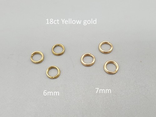 18kt gelbgold spaltring 6mm - 18kt,