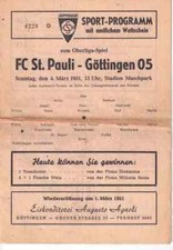 Fussball-Programmheft  50/51