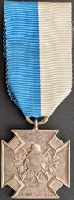 Schießpreis Ehrenscheibe 1934 Medaille Kreuz Silber 990