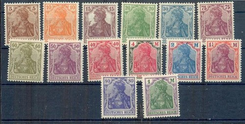 Germania 140 satz mnh - dr-germania, 140/53