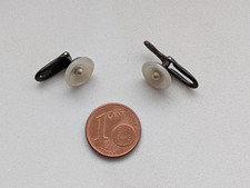 2 antike Frackknöpfe - Perlmutt mit Perle von ca. 1900 bis 1920