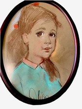 Bild/ Zeichnung -Kreide -Kind