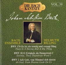 Johann Sebastian Bach Kantaten Rilling Vol.39 (Hänssler Classic, CD)