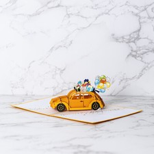 AUTO mit BALLON - GEBURTSTAG -