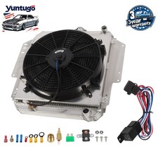 2 Row Radiator+ Shroud Fan For