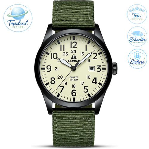 Uhren herren militär analog - militär,