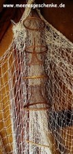 Deko-Fisch-Reuse Länge ca. 70 cm mit 4 Bambusringen