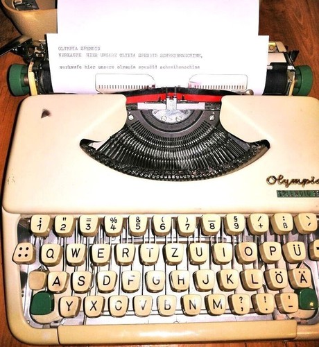Schreibmaschine olympia - schreibmaschine,
